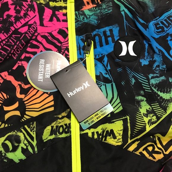 Hurley Youth Snow Jacket, Multi-Colored - Size M (10/12) - Picture 2 of 15